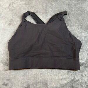 Fabletics Black Criss Cross Back Activewear Workout Yoga Sports Top Womens Small